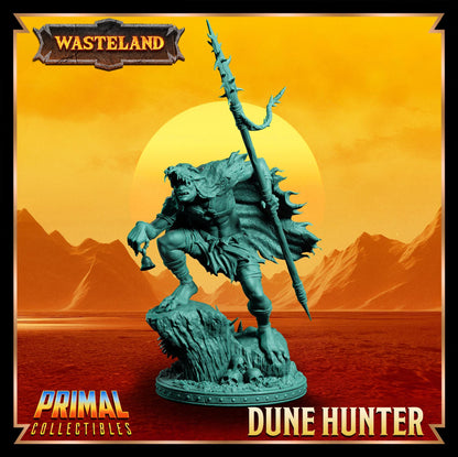 Dune Hunter | Wasteland | Tabletop Scale | TTRPG D&D Miniature | Primal Collectibles