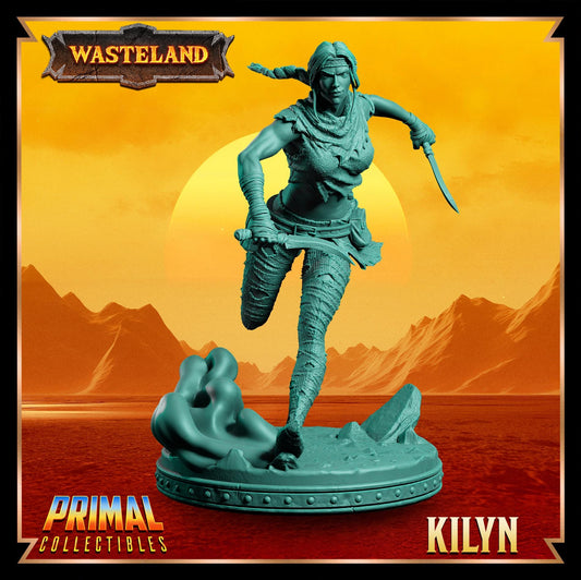 Elves Kilyn | Wasteland | Tabletop Scale | TTRPG D&D Miniature | Primal Collectibles
