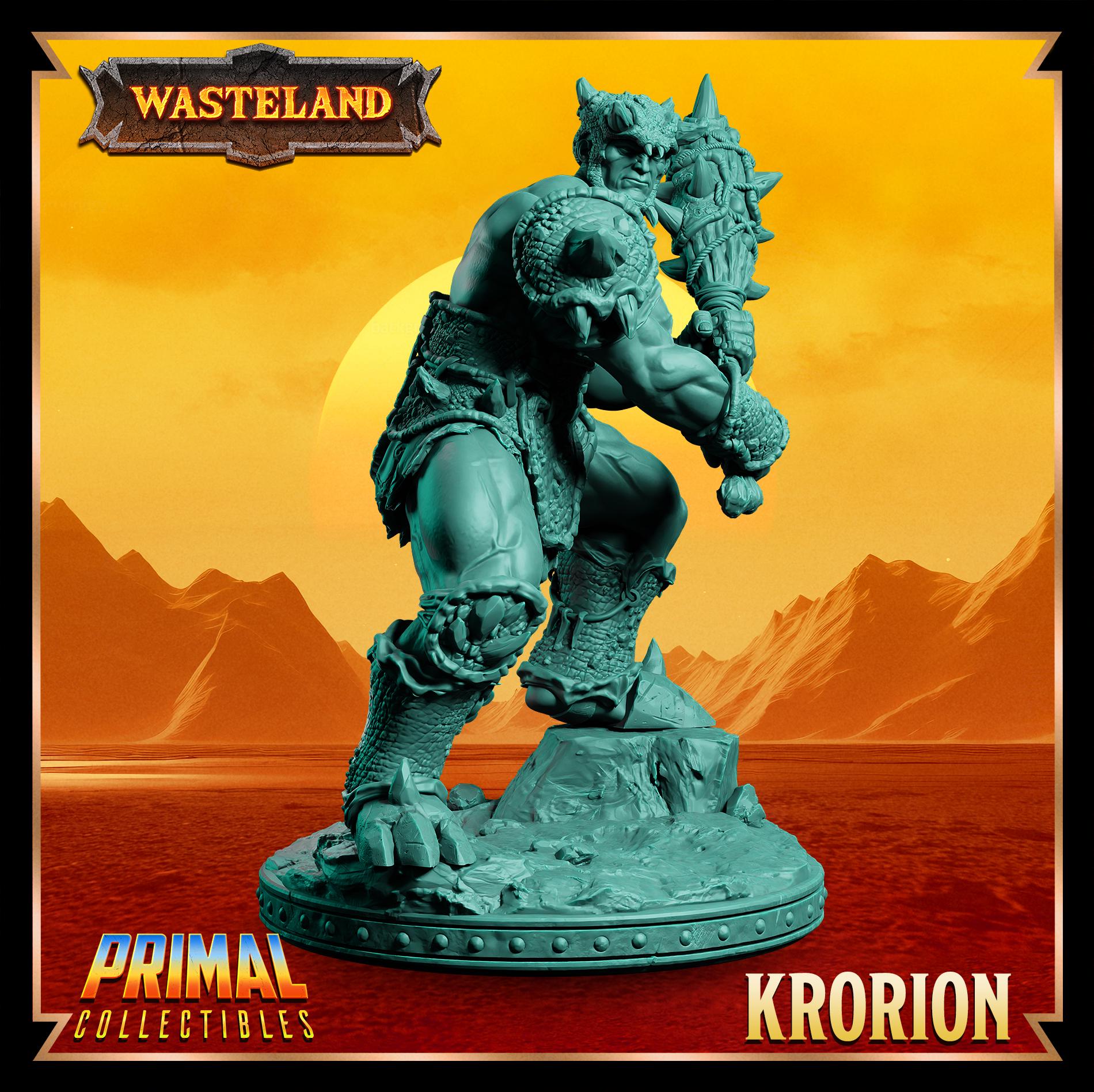 Gladiator Korion | Wasteland | Tabletop Scale | TTRPG D&D Miniature | Primal Collectibles