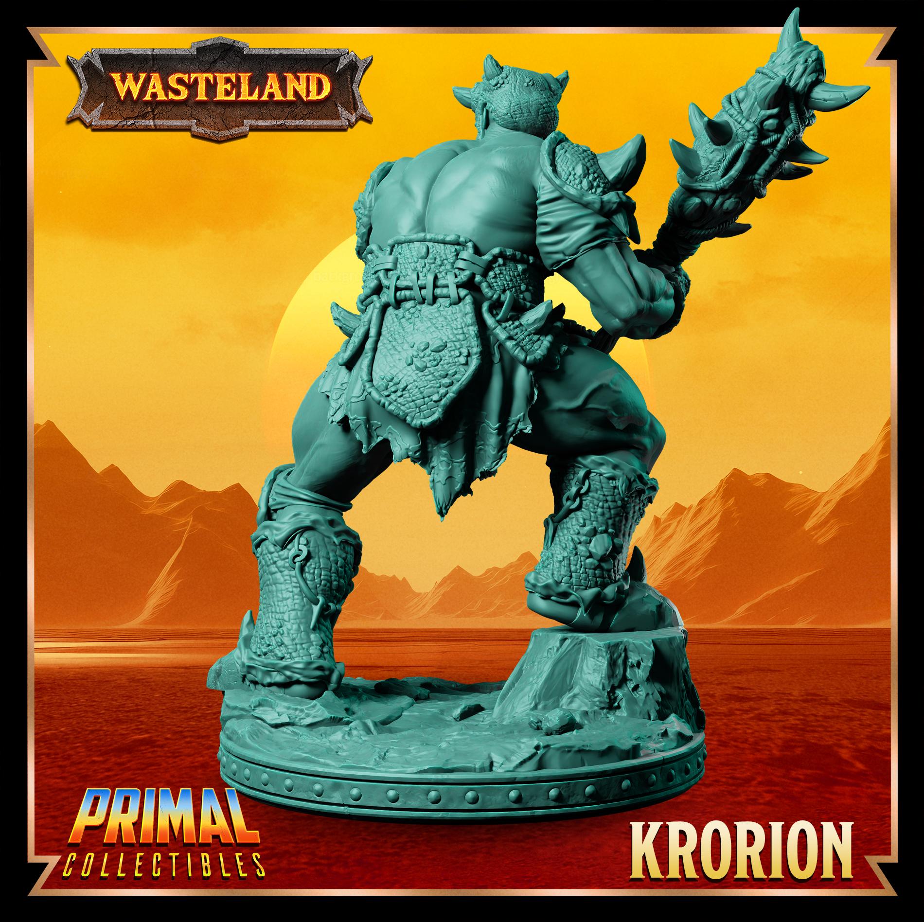Gladiator Korion | Wasteland | Tabletop Scale | TTRPG D&D Miniature | Primal Collectibles