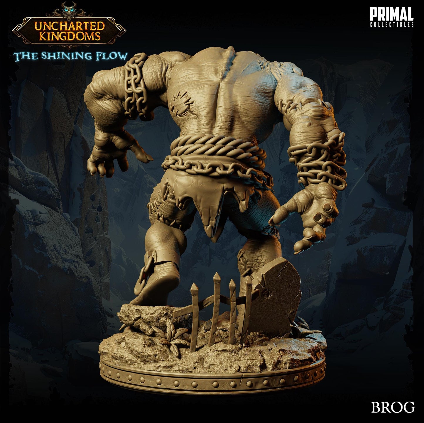 Golem Brog | Tabletop Scale | TTRPG D&D Miniature | Primal Collectibles