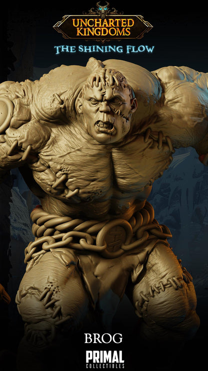 Flesh Golem Brog | Uncharted Kingdoms | TTRPG D&D Miniature | Primal Collectibles