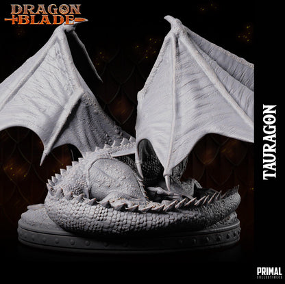 Green Dragon Tauragon | Dragonblade | TTRPG D&D Miniature | Primal Collectibles