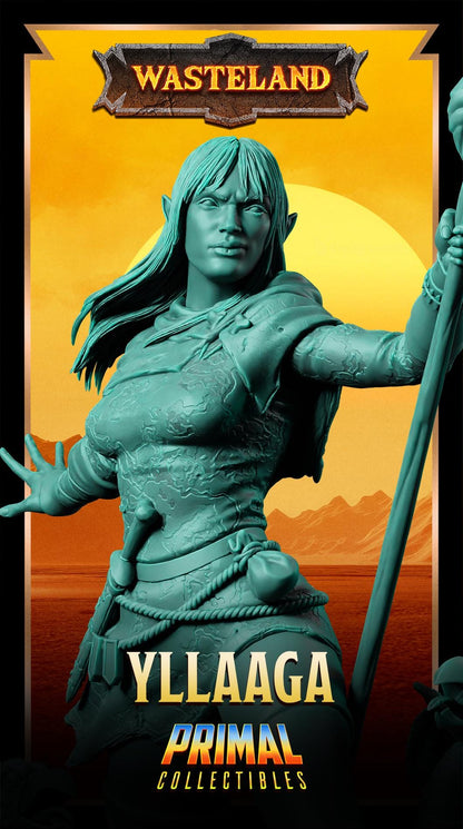 Half Elf Yllaaga | Wasteland | Tabletop Scale | TTRPG D&D Miniature | Primal Collectibles