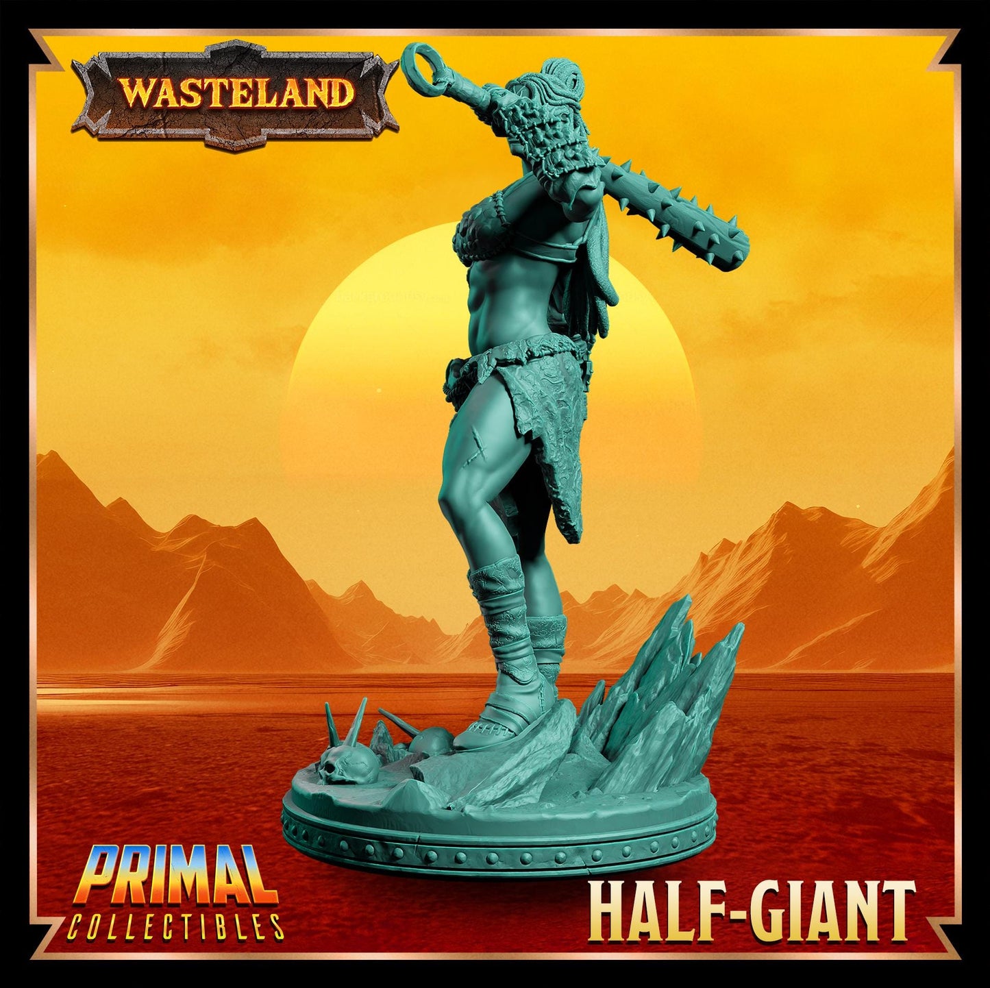 Half Giant | Wasteland | Tabletop Scale | TTRPG D&D Miniature | Primal Collectibles