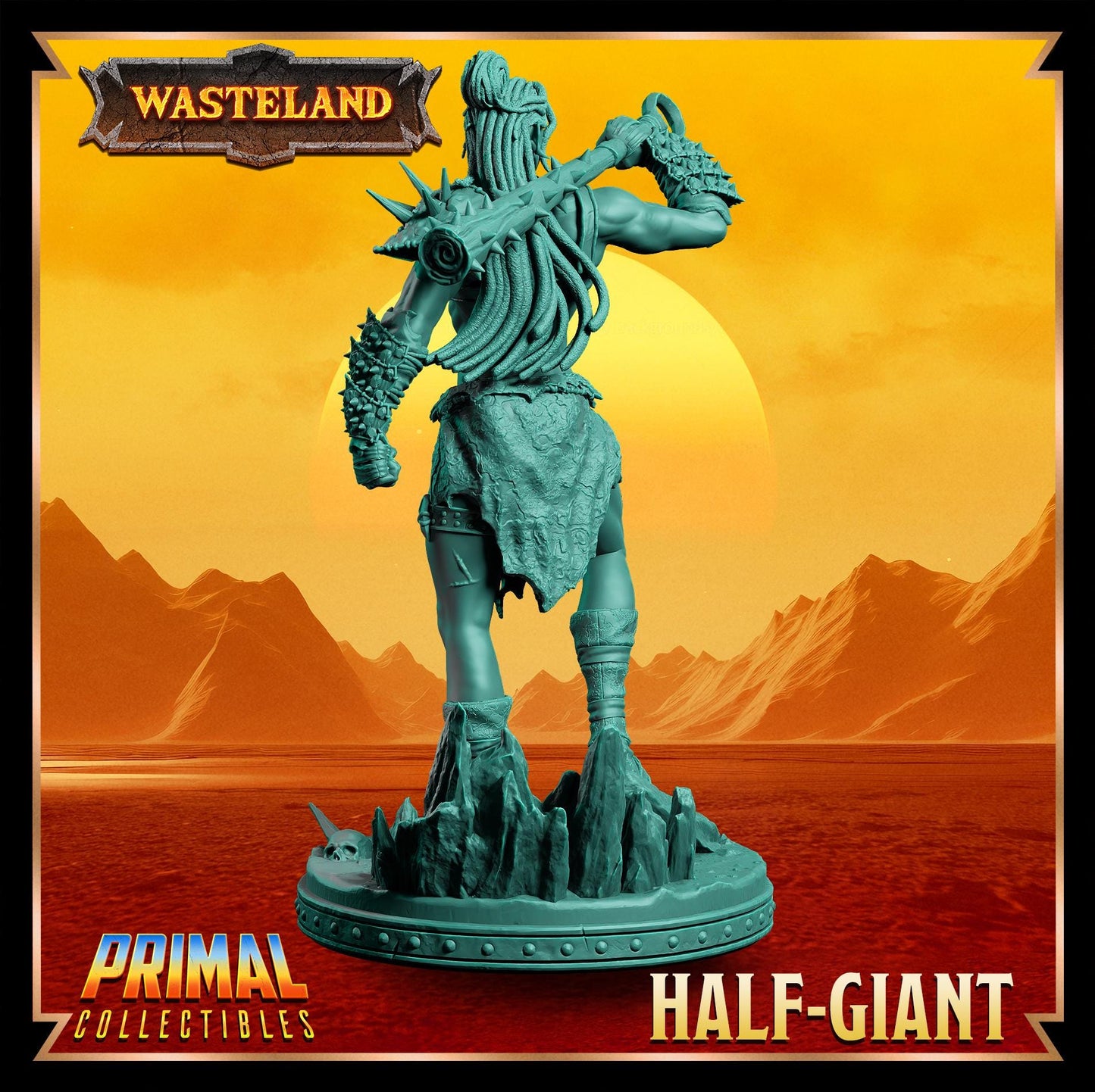 Half Giant | Wasteland | Tabletop Scale | TTRPG D&D Miniature | Primal Collectibles