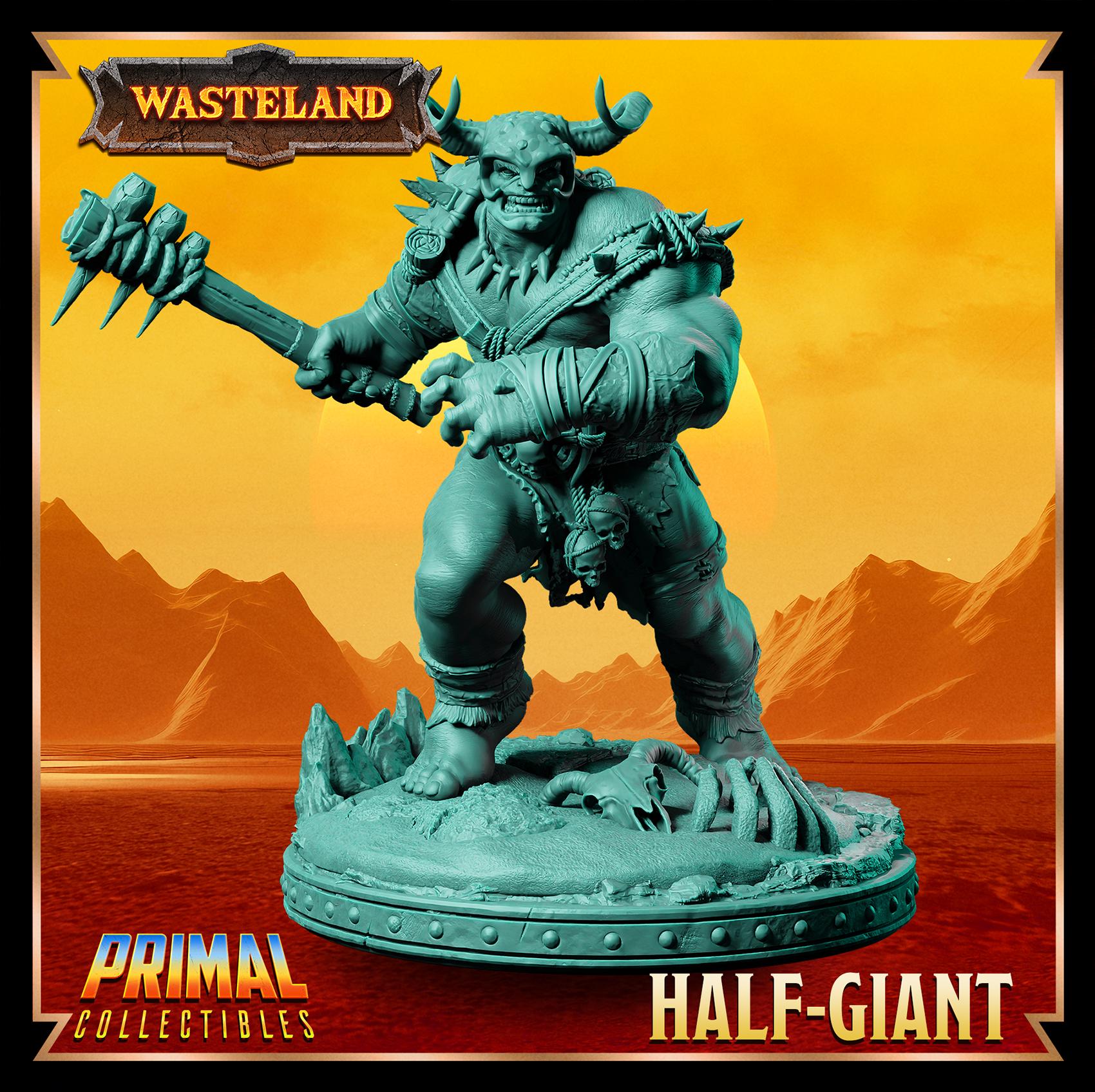 Half Giant | Wasteland | Tabletop Scale | TTRPG D&D Miniature | Primal Collectibles