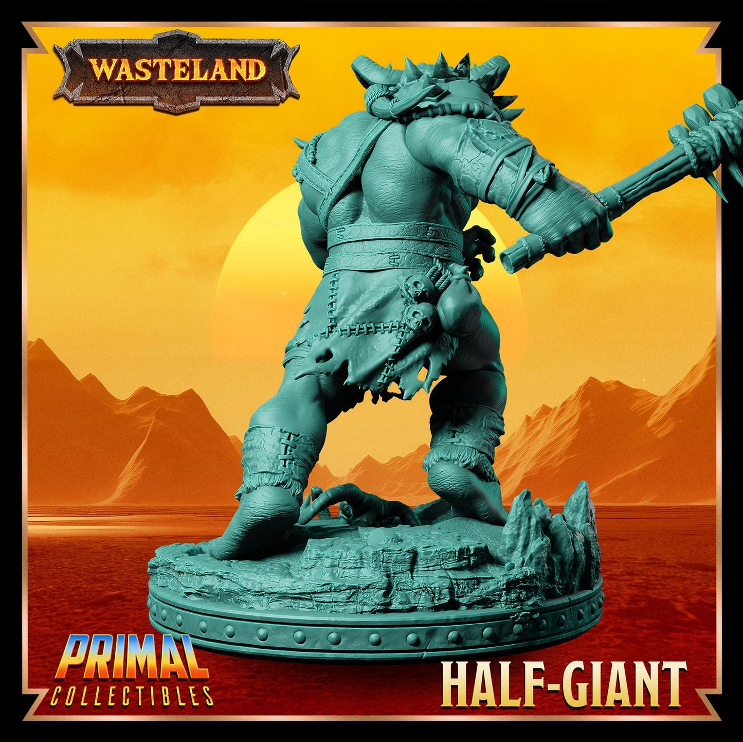 Half Giant | Wasteland | Tabletop Scale | TTRPG D&D Miniature | Primal Collectibles