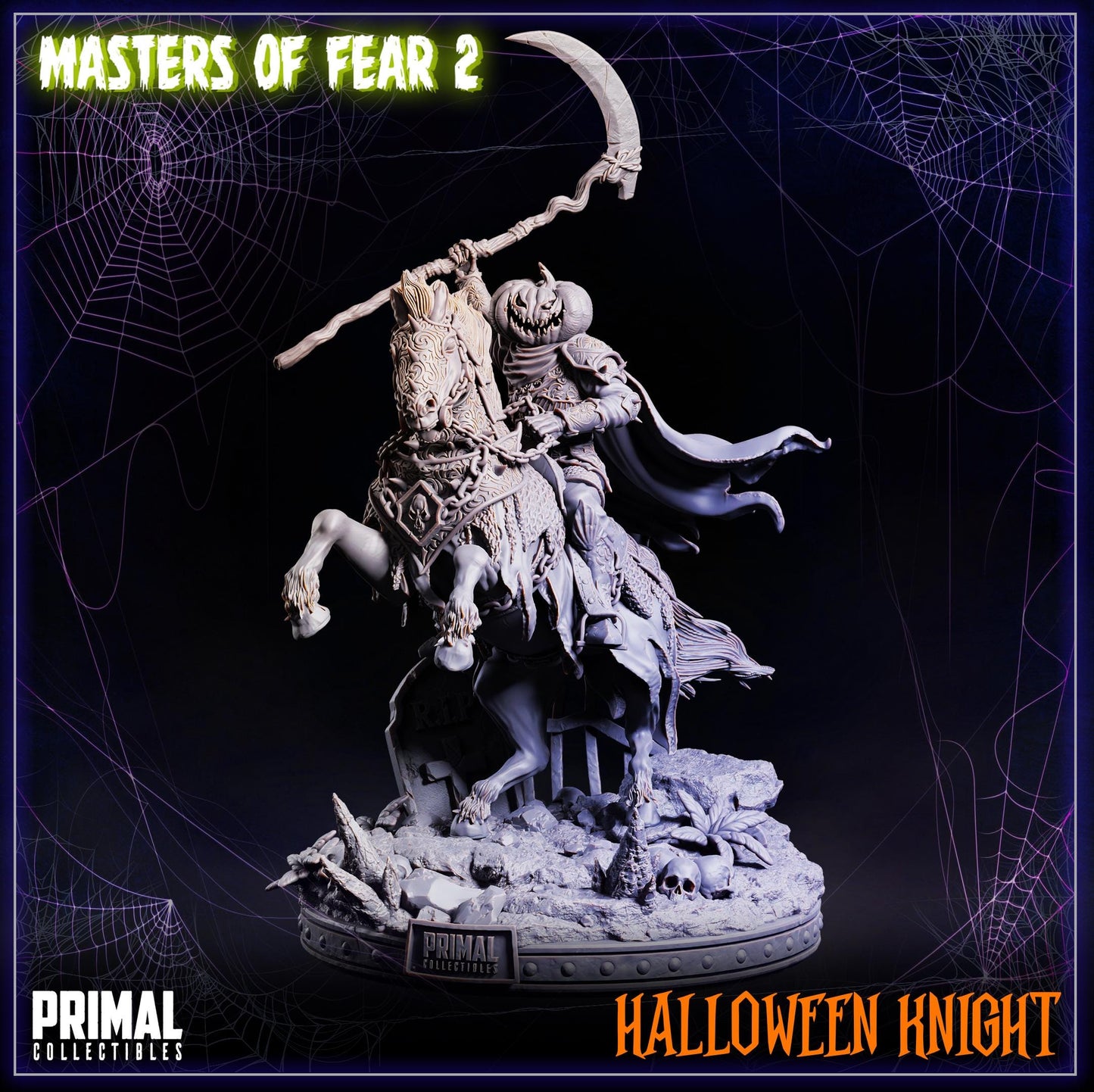 Halloween Knight | Tabletop Scale | TTRPG D&D Miniature | Primal Collectibles