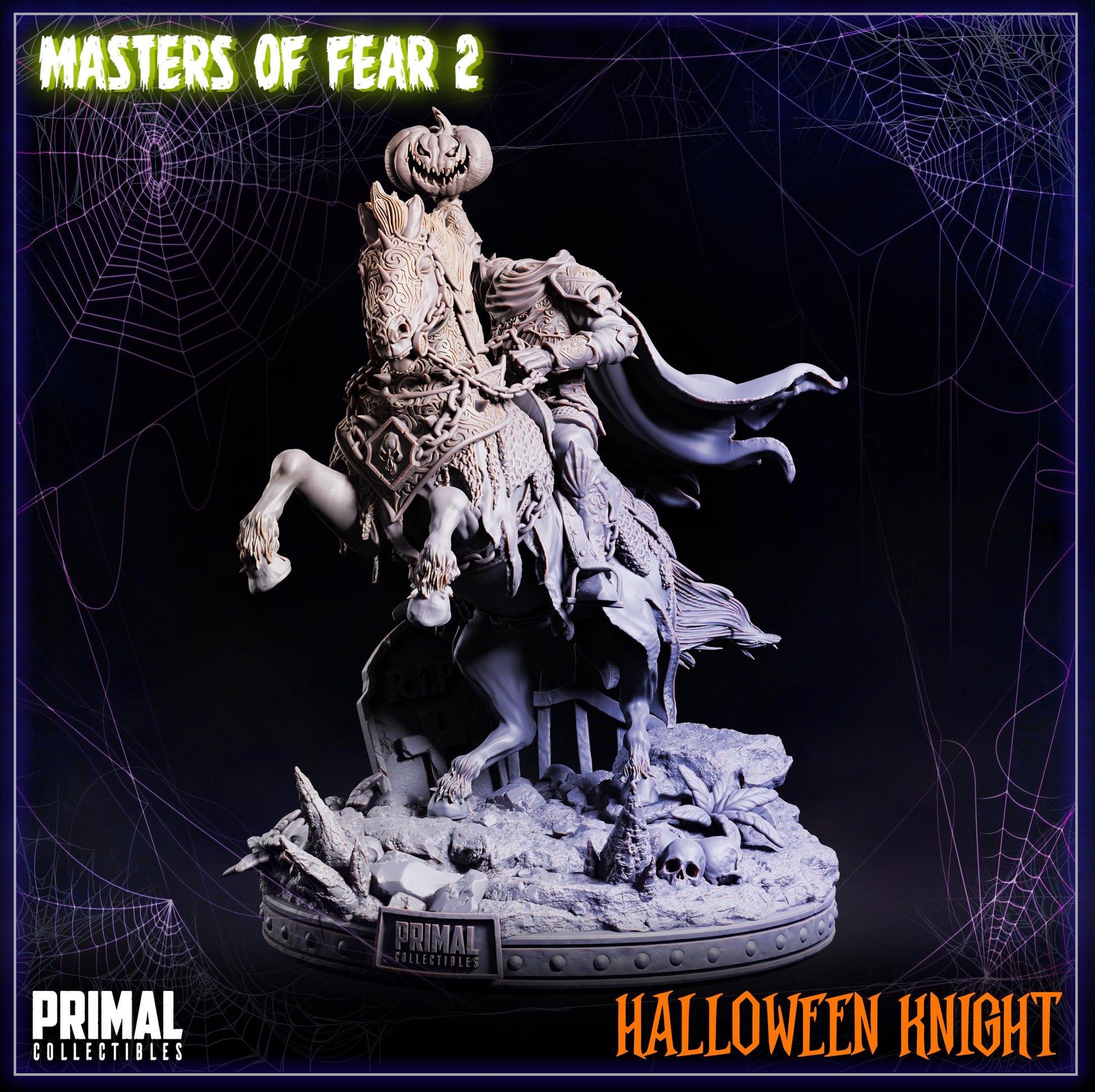 Halloween Knight | Tabletop Scale | TTRPG D&D Miniature | Primal Collectibles