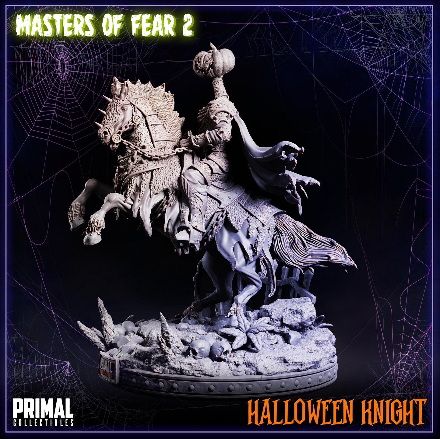 Halloween Knight | Tabletop Scale | TTRPG D&D Miniature | Primal Collectibles