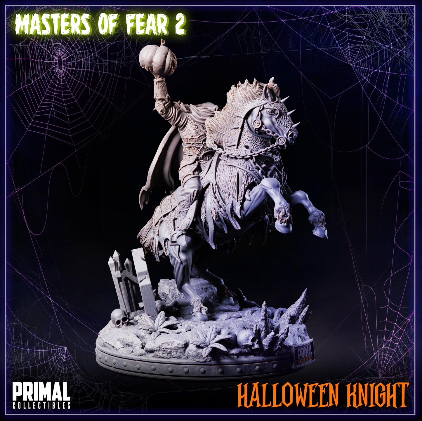 Halloween Knight | Tabletop Scale | TTRPG D&D Miniature | Primal Collectibles