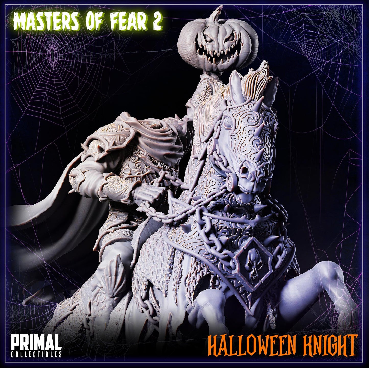 Halloween Knight | Tabletop Scale | TTRPG D&D Miniature | Primal Collectibles