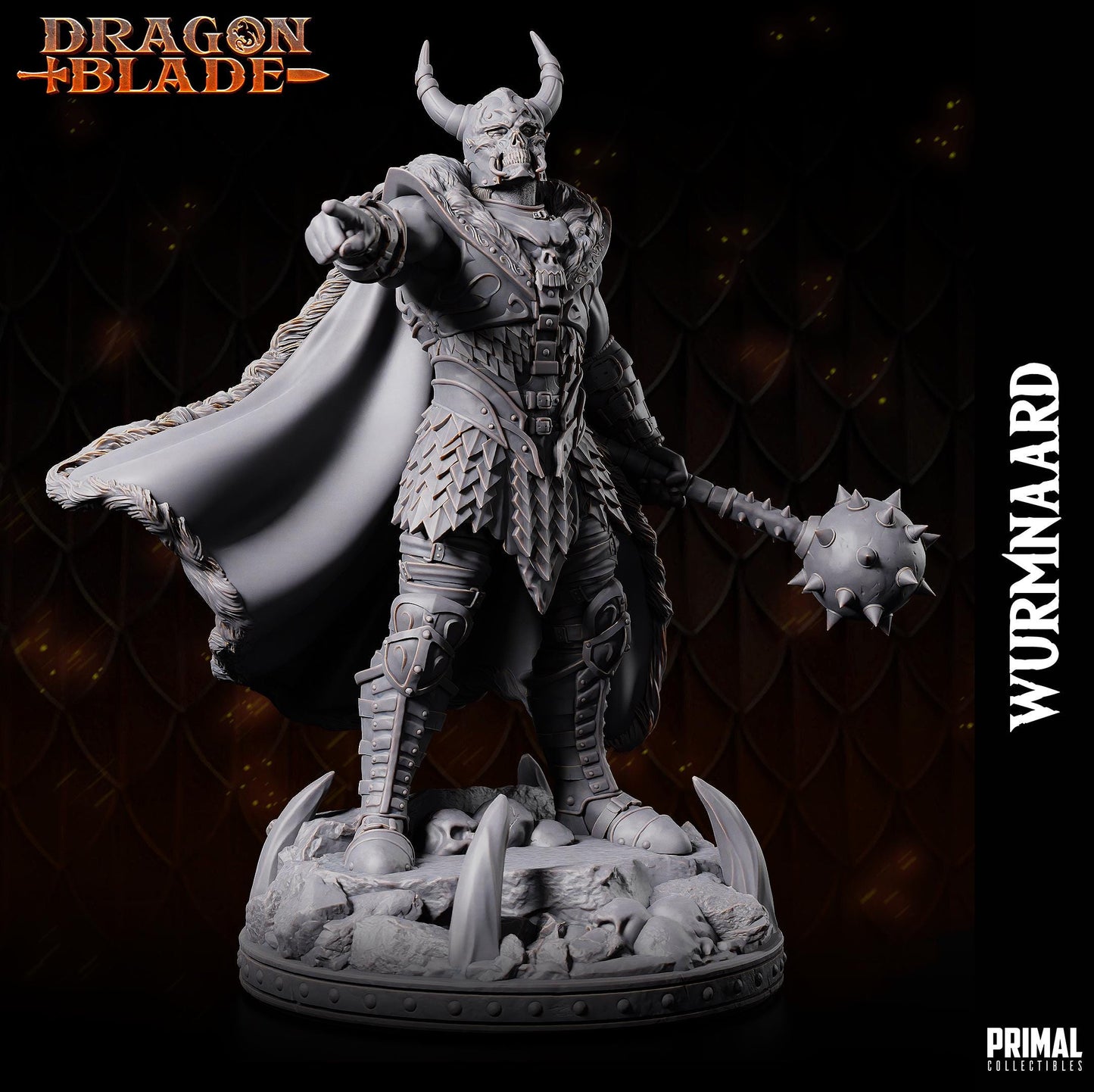 Highlord Wurmnaard | Tabletop Scale | TTRPG D&D Miniature | Primal Collectibles