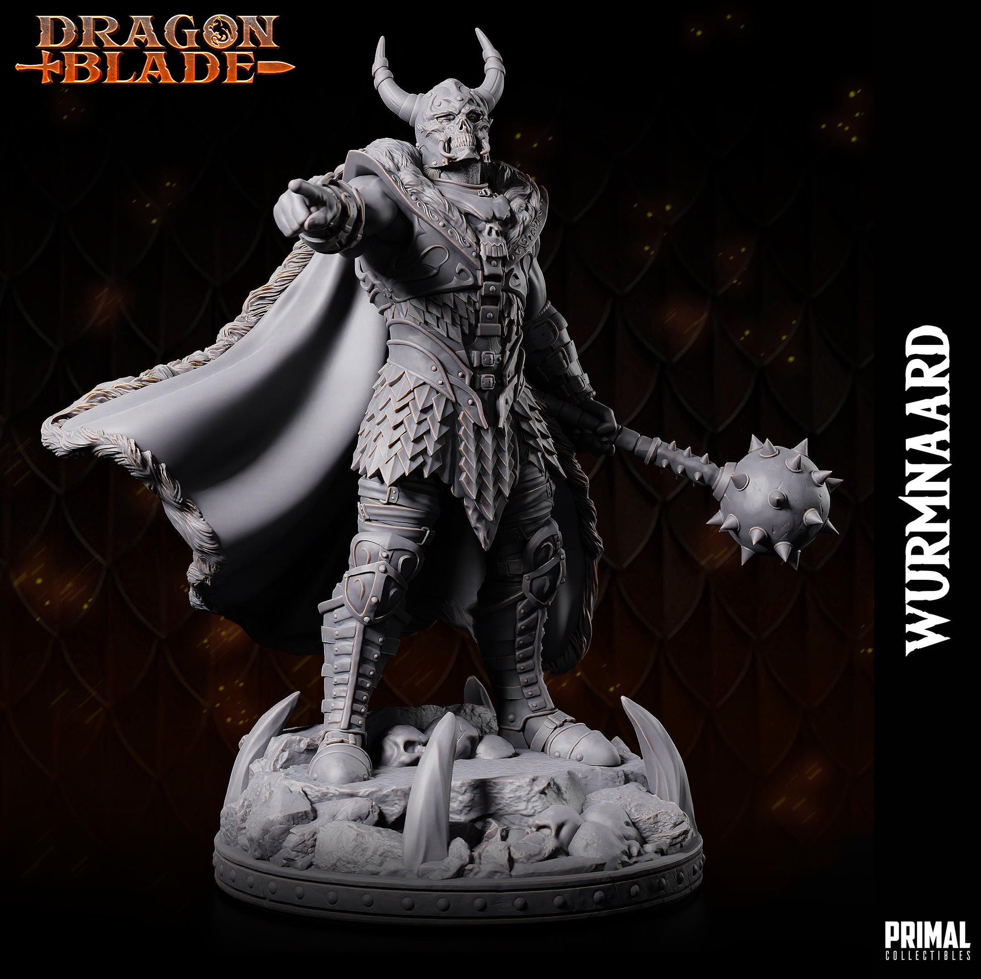 Highlord Wurmnaard | Tabletop Scale | TTRPG D&D Miniature | Primal Collectibles