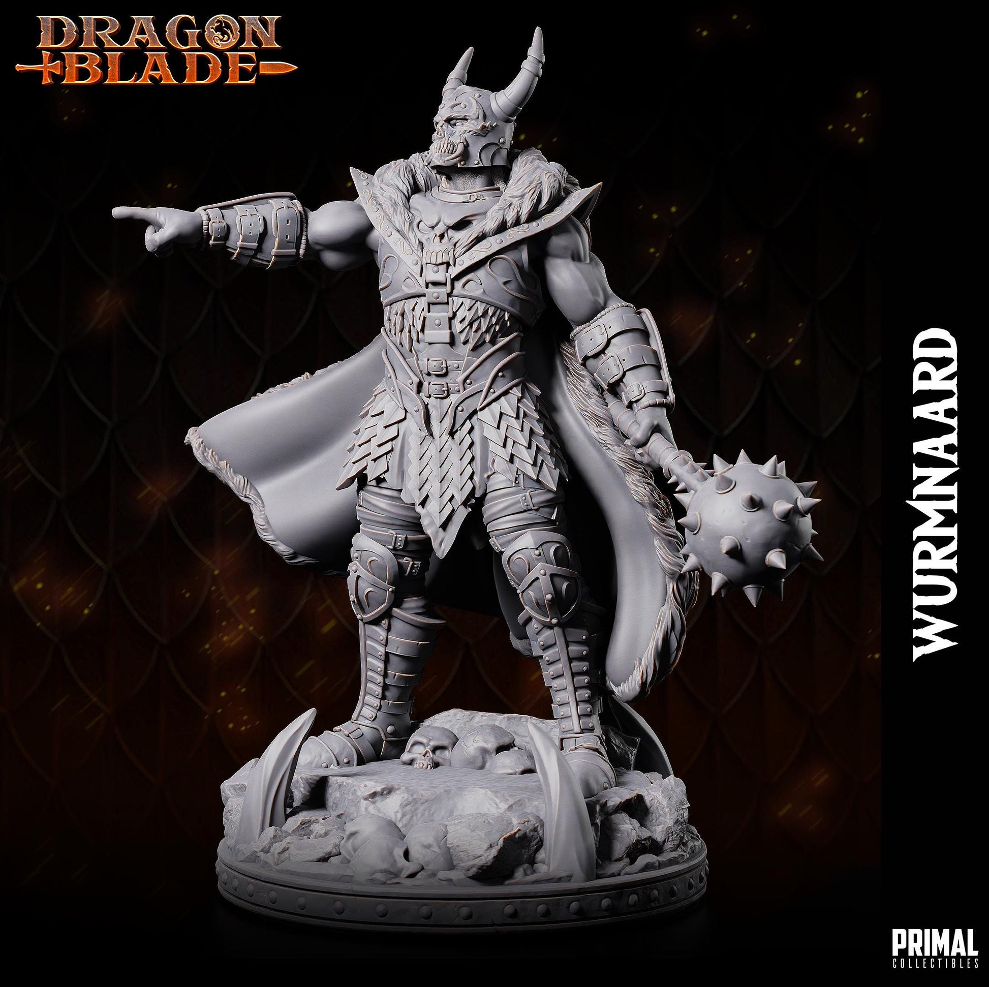 Highlord Wurmnaard | Tabletop Scale | TTRPG D&D Miniature | Primal Collectibles