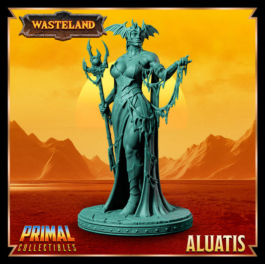Human Aluatis | Wasteland | Tabletop Scale | TTRPG D&D Miniature | Primal Collectibles