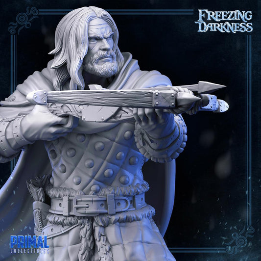 Magnus Mercenary | Tabletop Scale | TTRPG D&D Miniature | Primal Collectibles