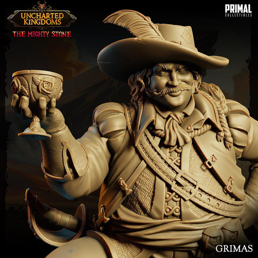 Moneylender Grimas | Tabletop Scale | TTRPG D&D Miniature | Primal Collectibles