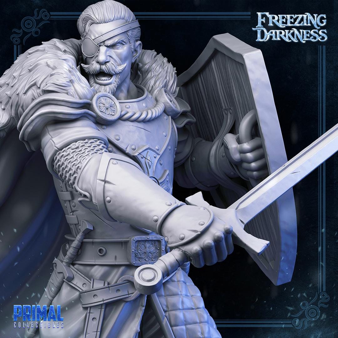 Osmond Mercenary | Tabletop Scale | TTRPG D&D Miniature | Primal Collectibles