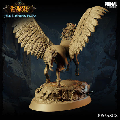Pegasus | Uncharted Kingdoms | TTRPG D&D Miniature | Primal Collectibles