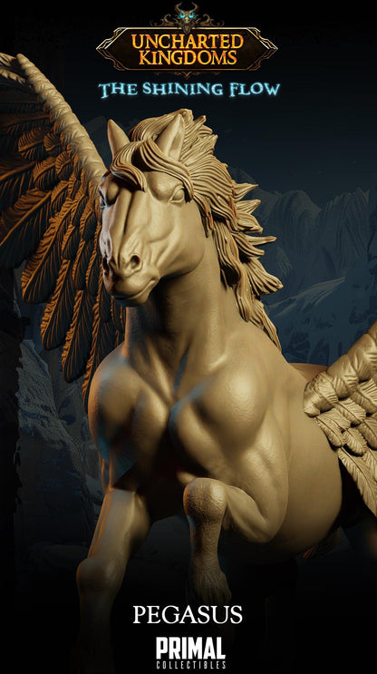 Pegasus | Uncharted Kingdoms | TTRPG D&D Miniature | Primal Collectibles