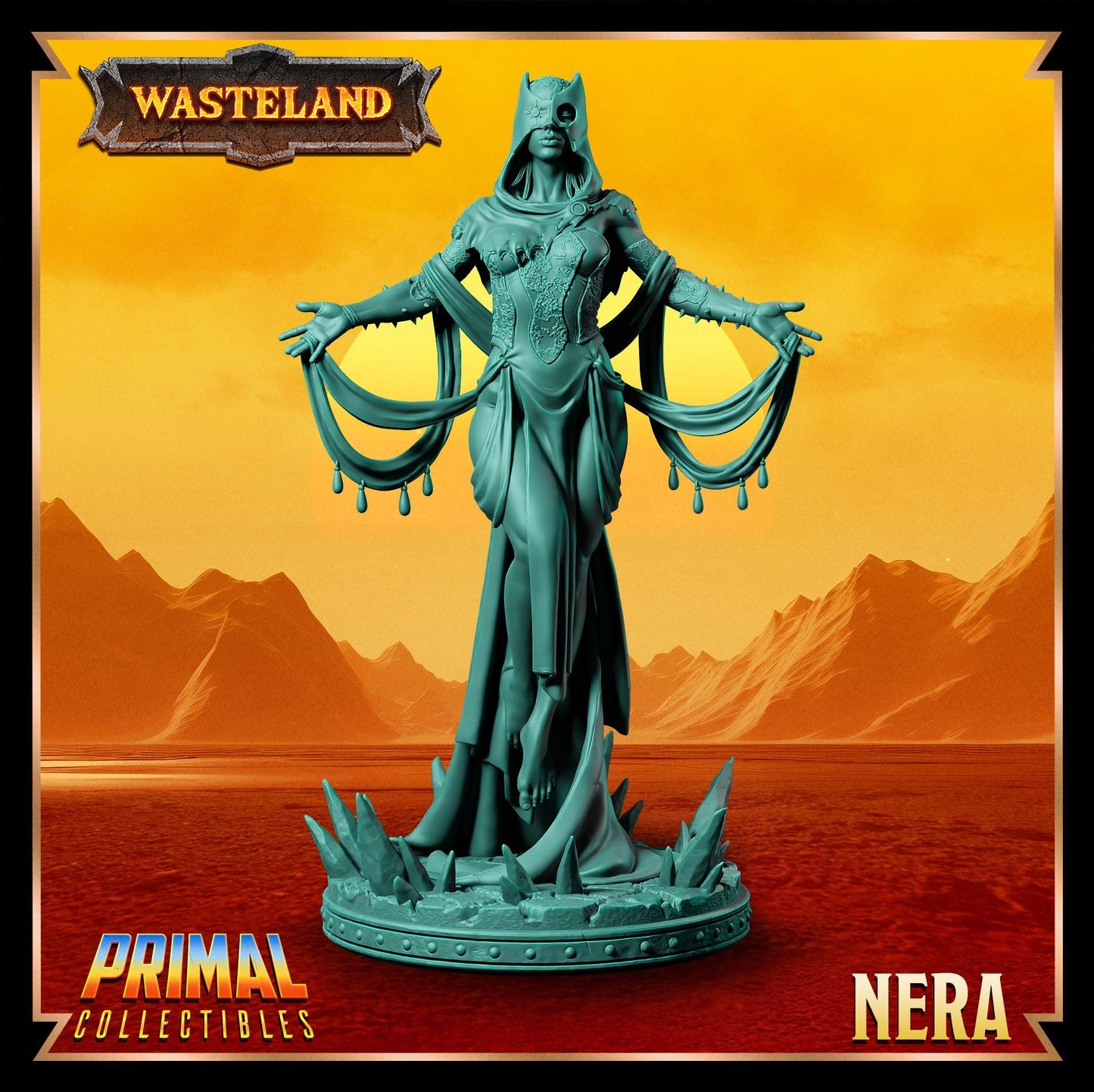 Psionics Nera | Wasteland | Tabletop Scale | TTRPG D&D Miniature | Primal Collectibles