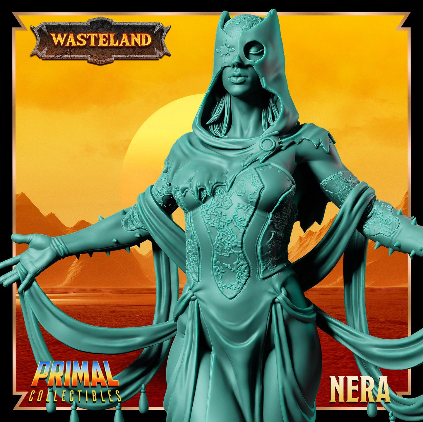 Psionics Nera | Wasteland | Tabletop Scale | TTRPG D&D Miniature | Primal Collectibles
