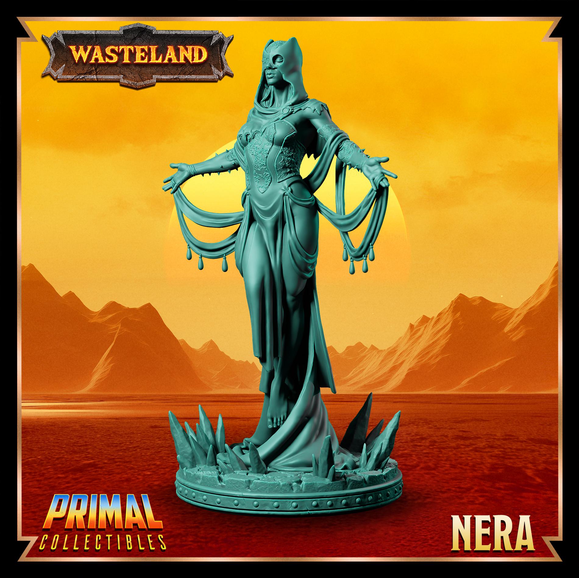 Psionics Nera | Wasteland | Tabletop Scale | TTRPG D&D Miniature | Primal Collectibles