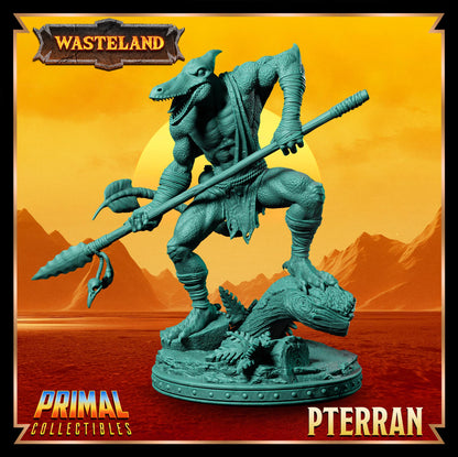 Pterran | Wasteland | Tabletop Scale | TTRPG D&D Miniature | Primal Collectibles