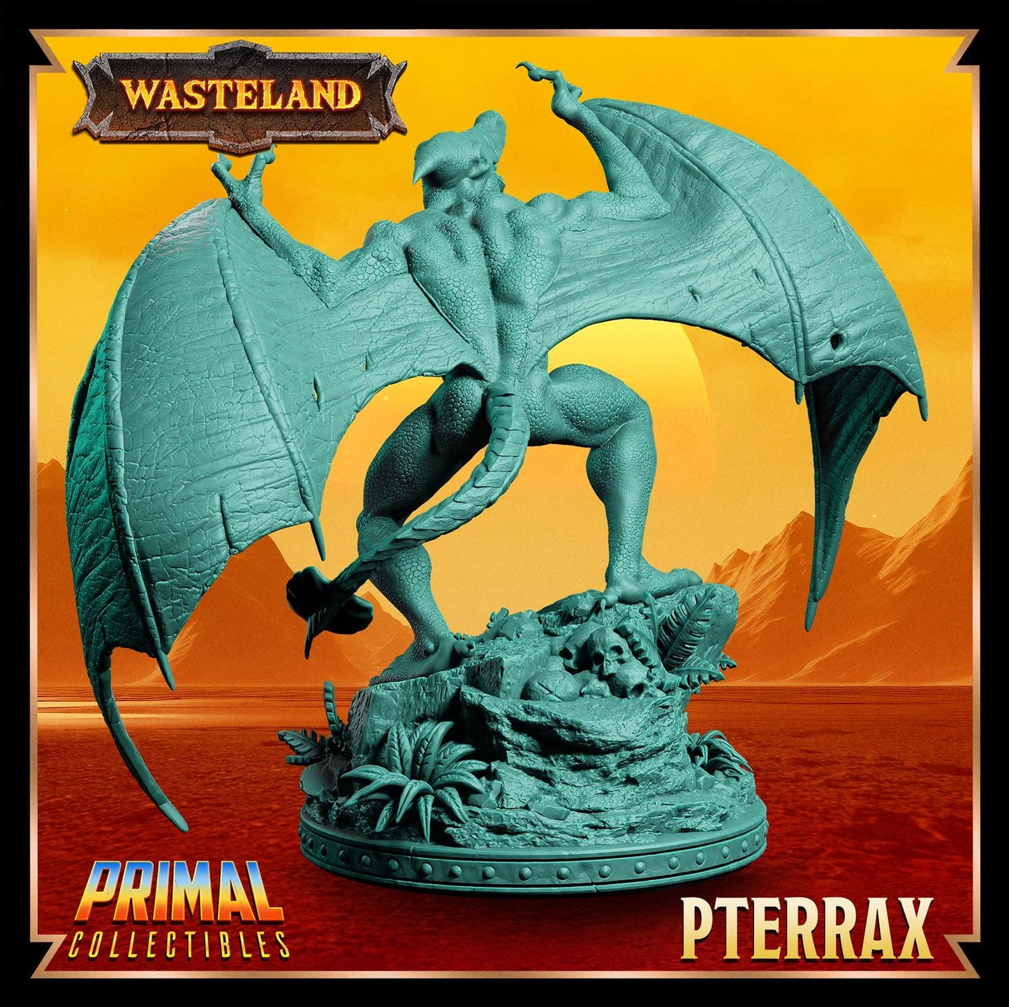 Pterrax | Wasteland | Tabletop Scale | TTRPG D&D Miniature | Primal Collectibles