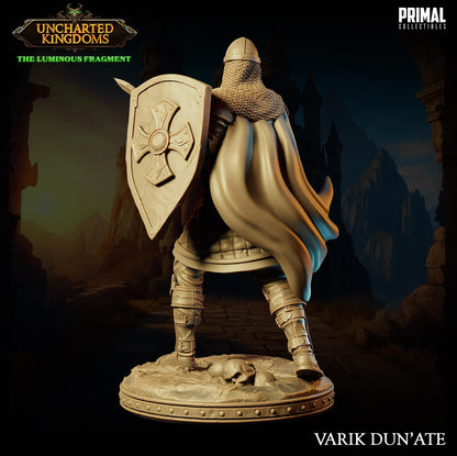Soldier Swordsman Lenegar | Uncharted Kingdoms | TTRPG D&D Miniature | Primal Collectibles