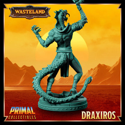Sorcerer King Draxiros | Wasteland | Tabletop Scale | TTRPG D&D Miniature | Primal Collectibles