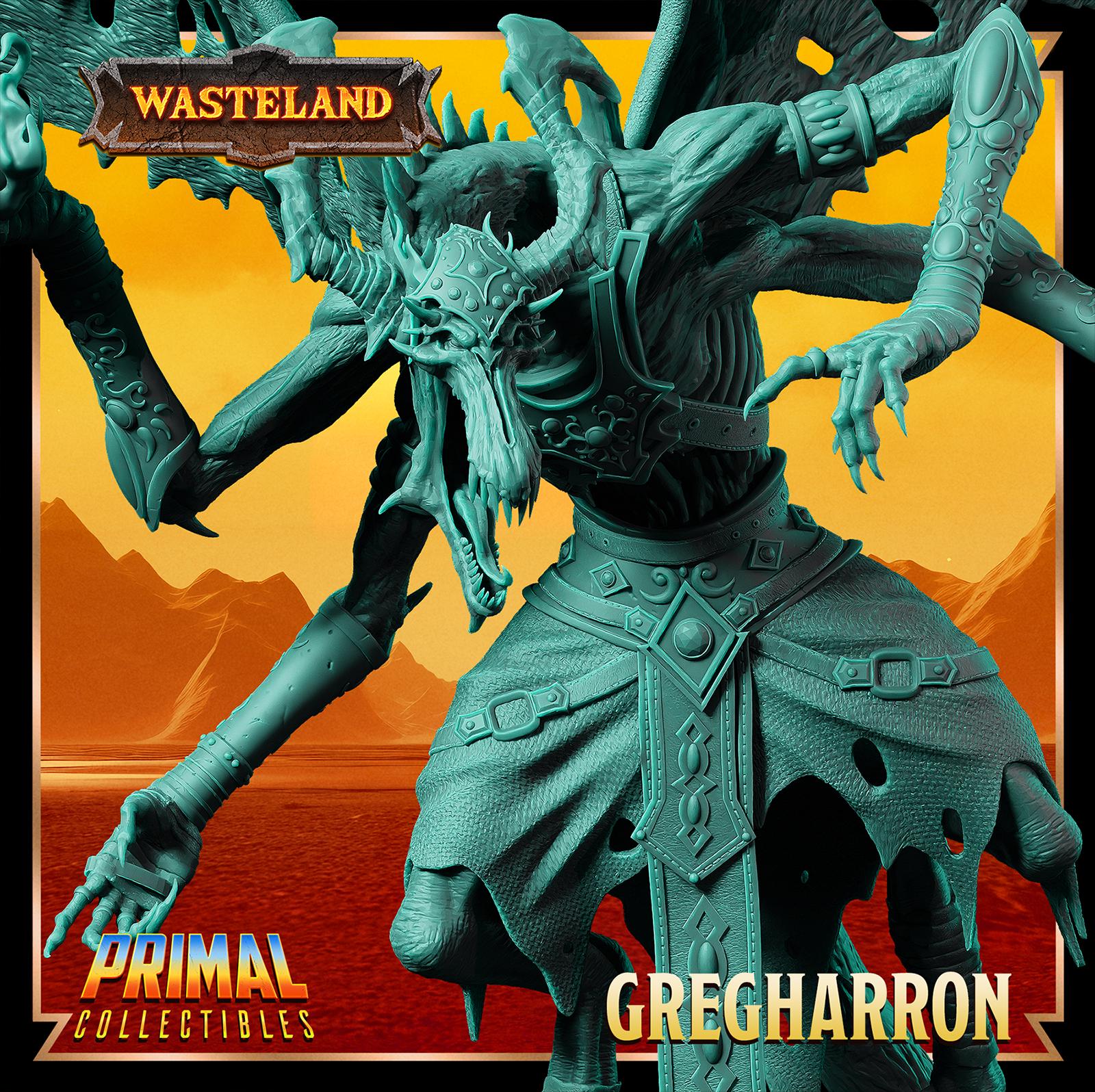 Sorcerer King Gregharron | Wasteland | Tabletop Scale | TTRPG D&D Miniature | Primal Collectibles