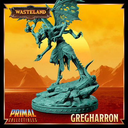 Sorcerer King Gregharron | Wasteland | Tabletop Scale | TTRPG D&D Miniature | Primal Collectibles
