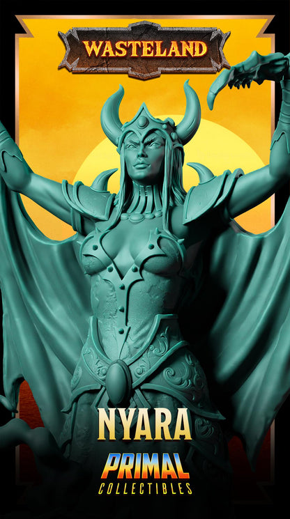 Sorcerer Queen Nyara | Wasteland | Tabletop Scale | TTRPG D&D Miniature | Primal Collectibles