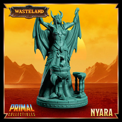 Sorcerer Queen Nyara | Wasteland | Tabletop Scale | TTRPG D&D Miniature | Primal Collectibles