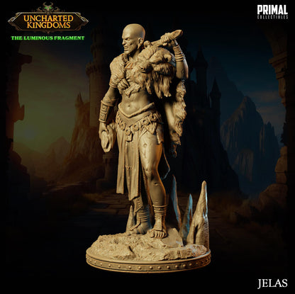 Stone Giant Jelas | Uncharted Kingdoms | TTRPG D&D Miniature | Primal Collectibles