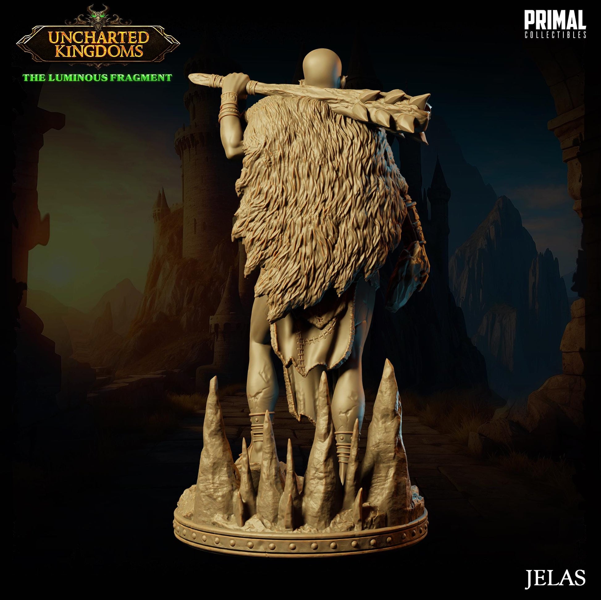 Stone Giant Jelas | Tabletop Scale | TTRPG D&D Miniature | Primal Collectibles