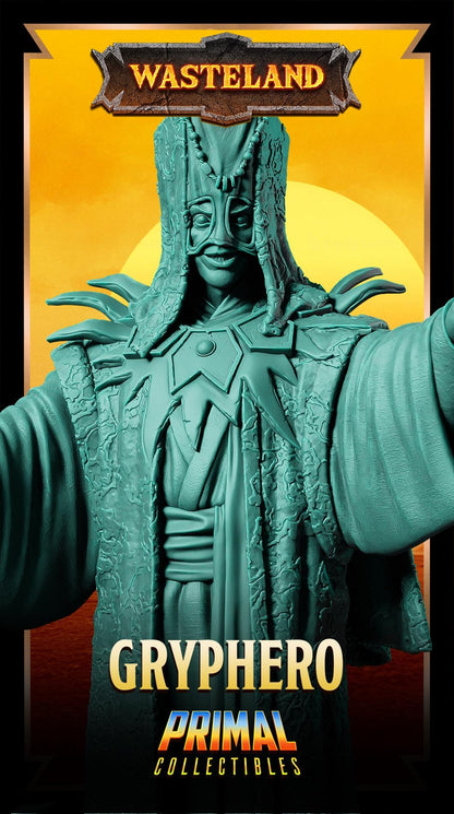 Templar Gryphero | Wasteland | Tabletop Scale | TTRPG D&D Miniature | Primal Collectibles