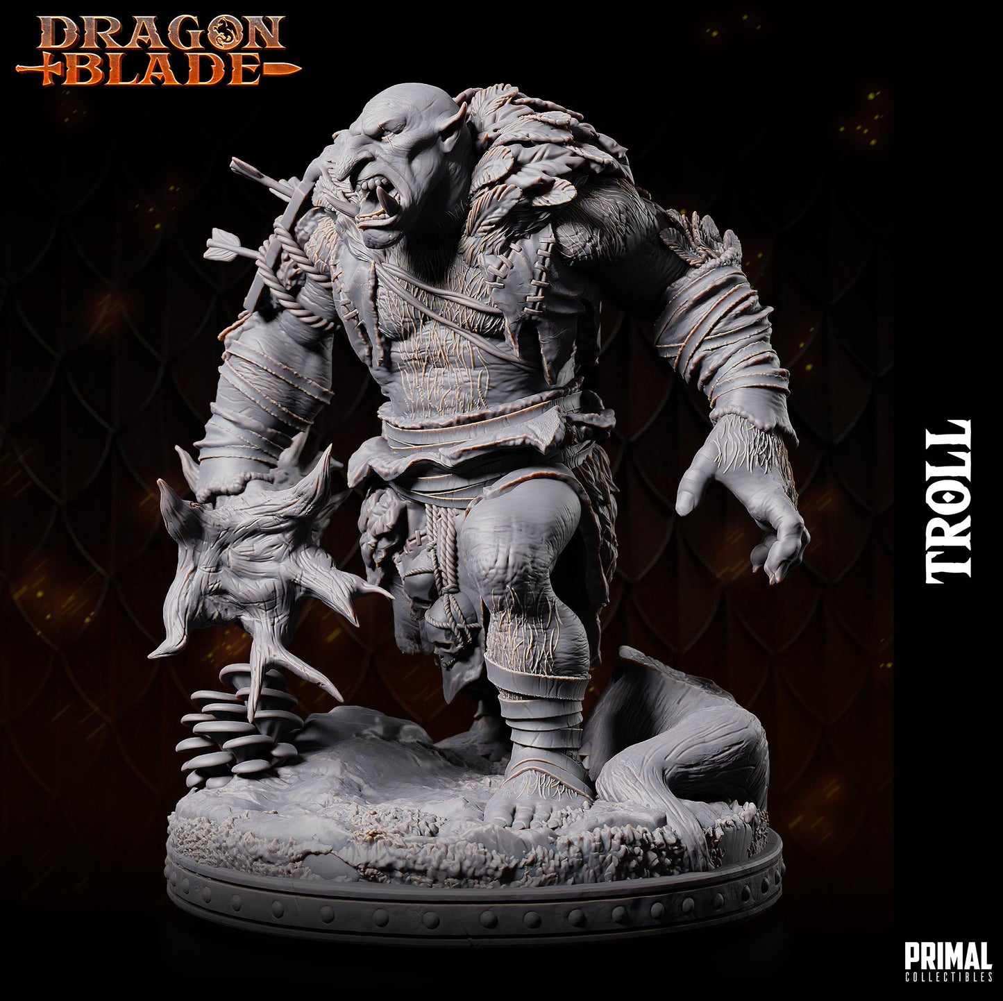 Trolls | Tabletop Scale | TTRPG D&D Miniature | Primal Collectibles