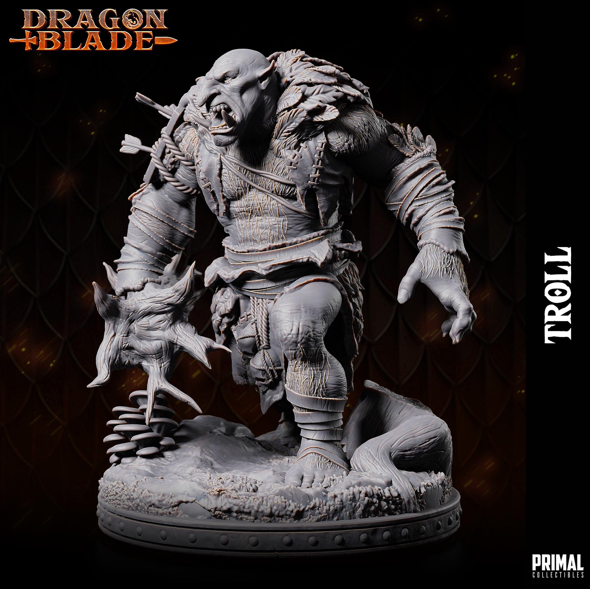 Trolls | Tabletop Scale | TTRPG D&D Miniature | Primal Collectibles