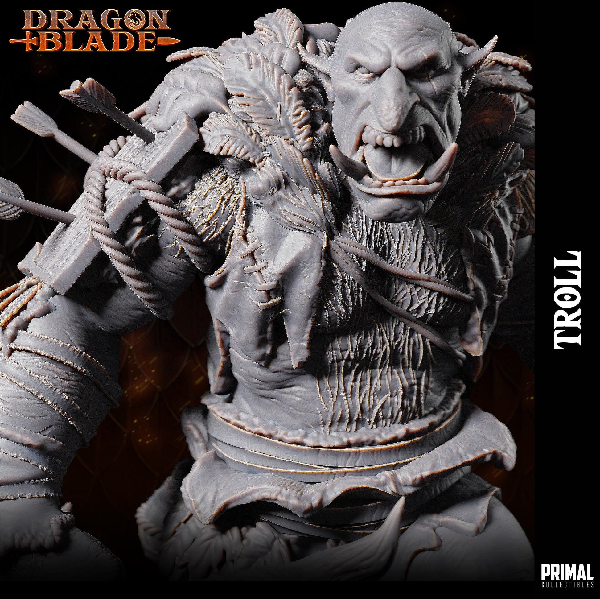 Trolls | Tabletop Scale | TTRPG D&D Miniature | Primal Collectibles