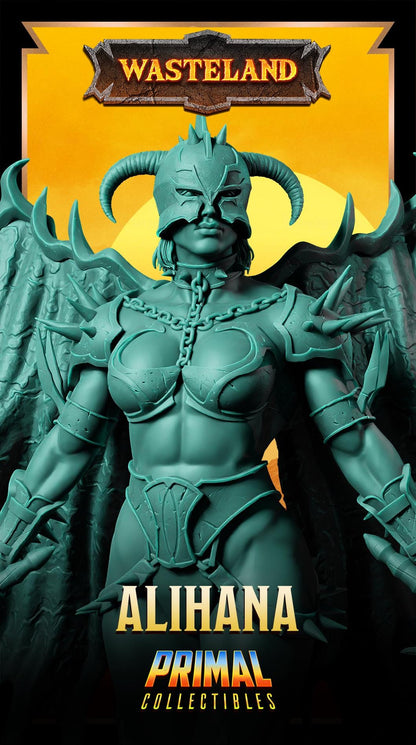 Warrior Alihana | Wasteland | Tabletop Scale | TTRPG D&D Miniature | Primal Collectibles