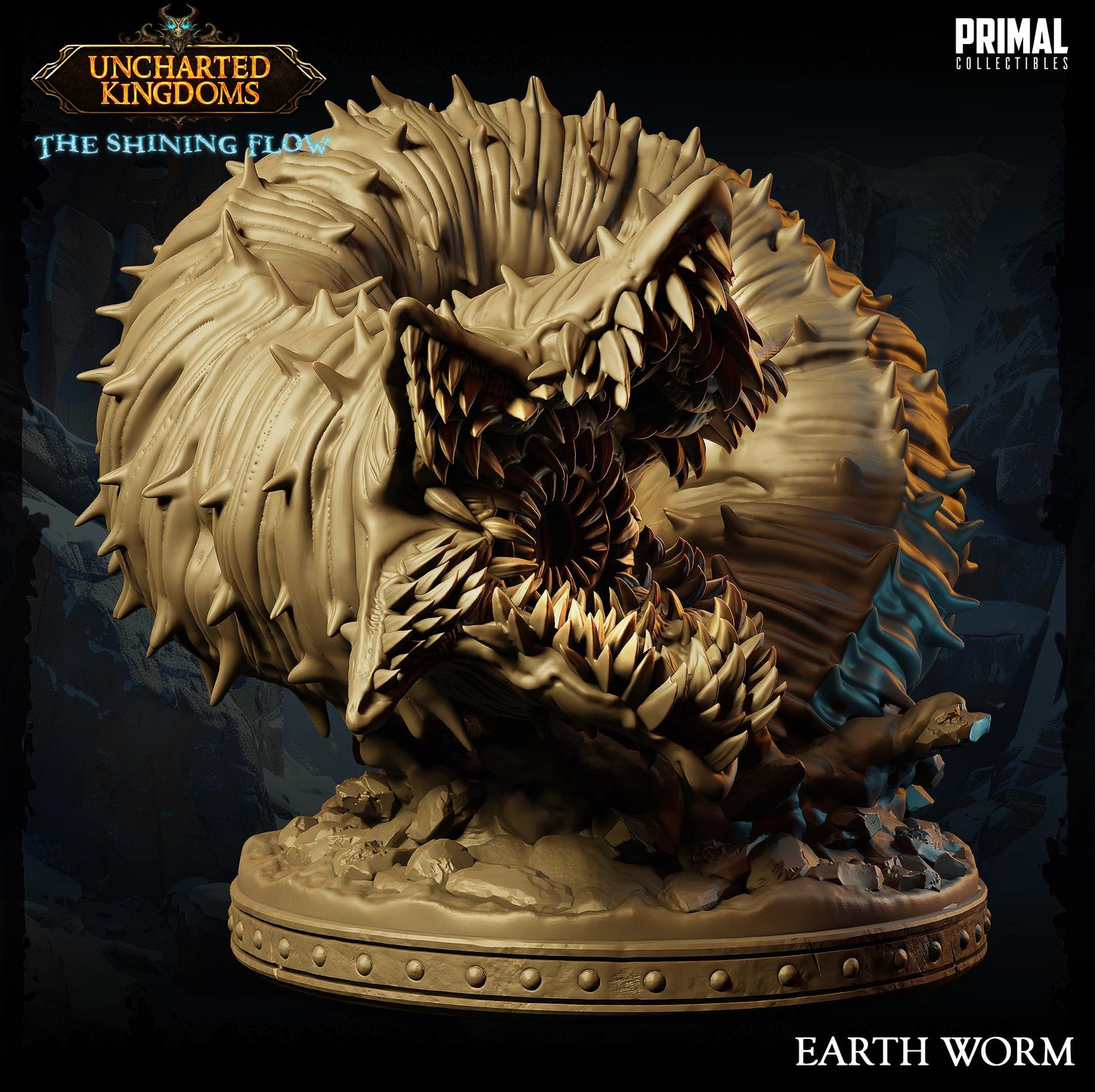 Worm Earth | Tabletop Scale | TTRPG D&D Miniature | Primal Collectibles