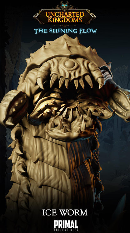 Worm Ice | Uncharted Kingdoms | TTRPG D&D Miniature | Primal Collectibles