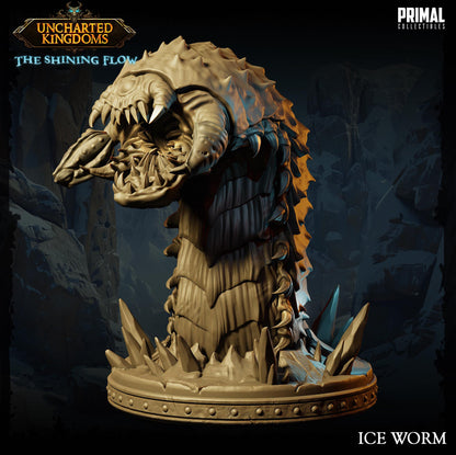 Worm Ice | Uncharted Kingdoms | TTRPG D&D Miniature | Primal Collectibles