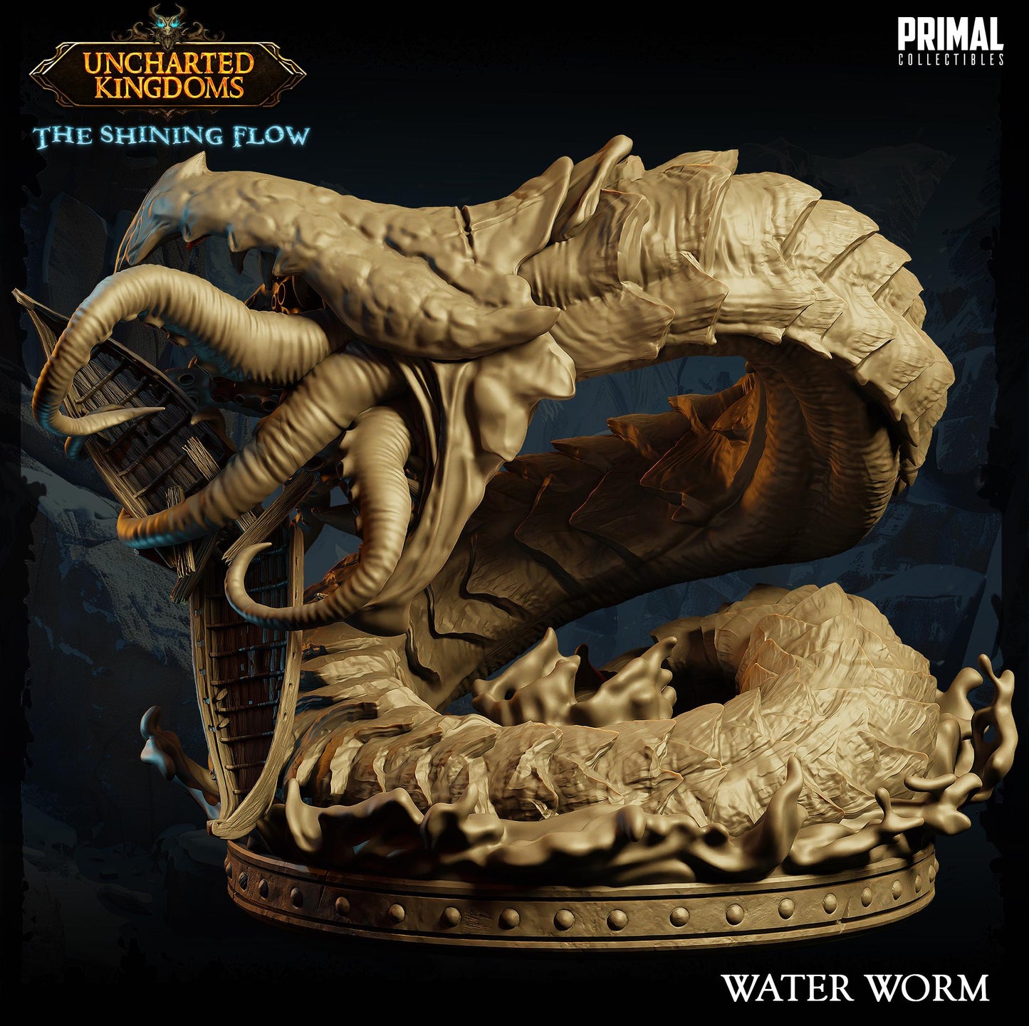 Worm Water | Uncharted Kingdoms | TTRPG D&D Miniature | Primal Collectibles