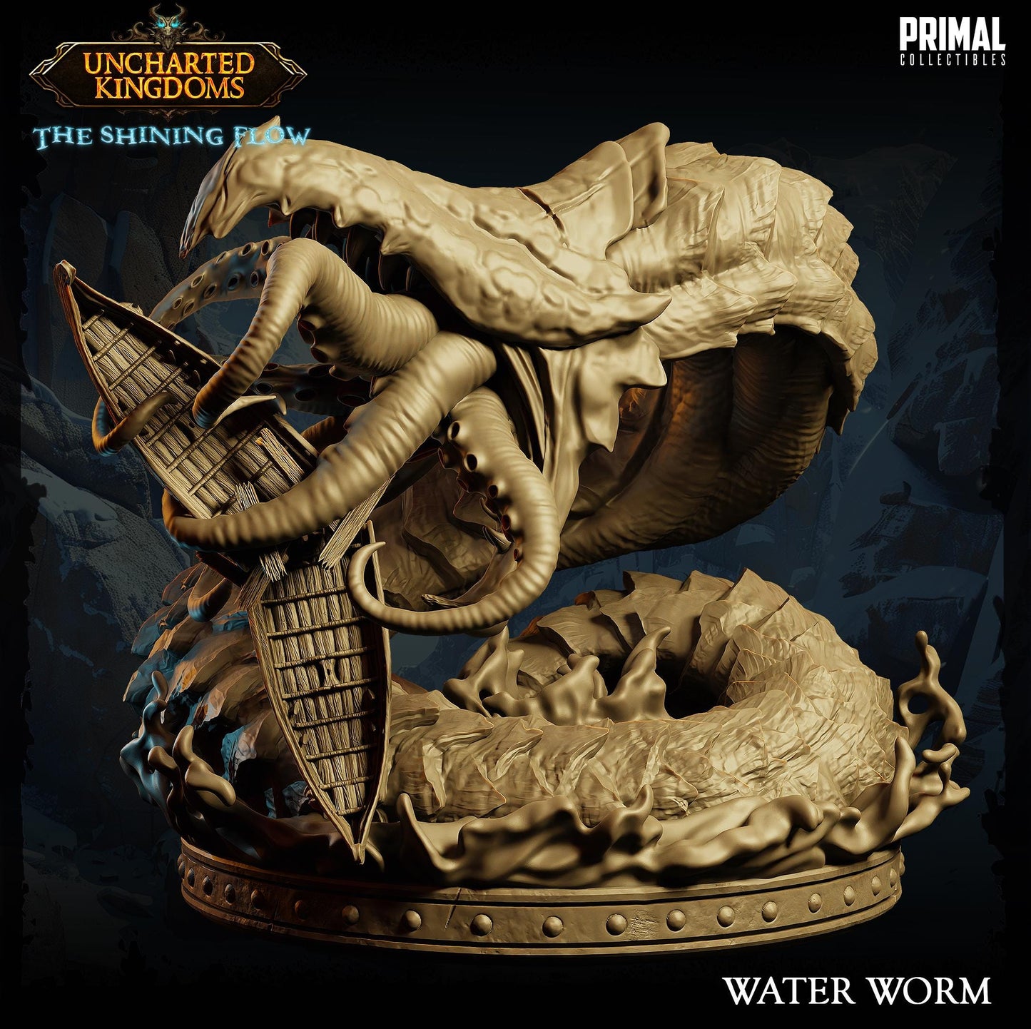 Worm Water | Uncharted Kingdoms | TTRPG D&D Miniature | Primal Collectibles