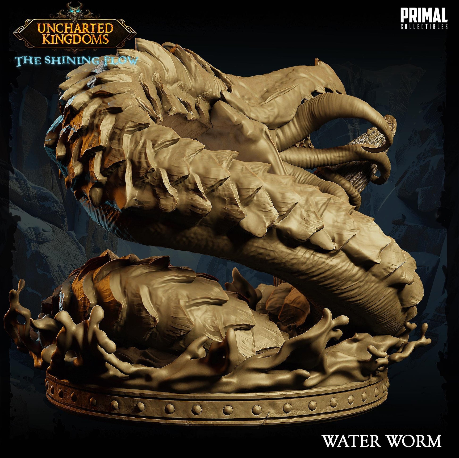 Worm Water | Uncharted Kingdoms | TTRPG D&D Miniature | Primal Collectibles
